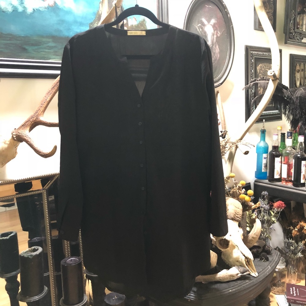 Button down tunic